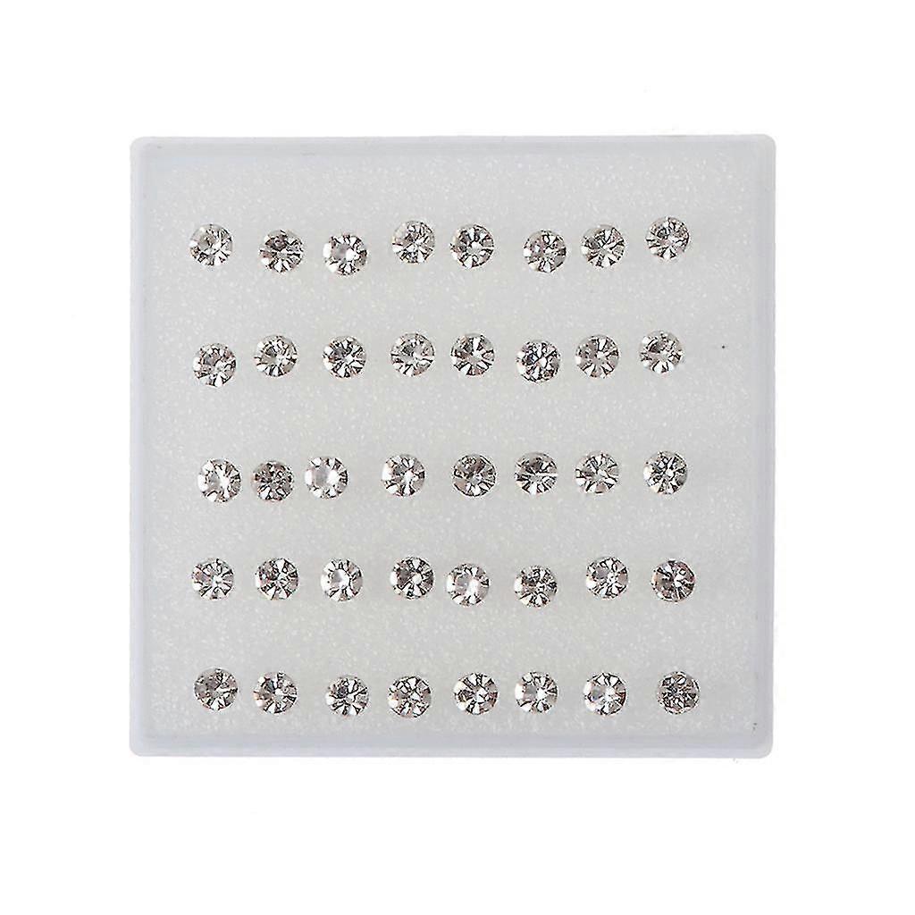 الجدة مسمار القرط 20 زوجا هيبوالرجينيك الأقراط الأنف الشفاه الأذن العصي هدية