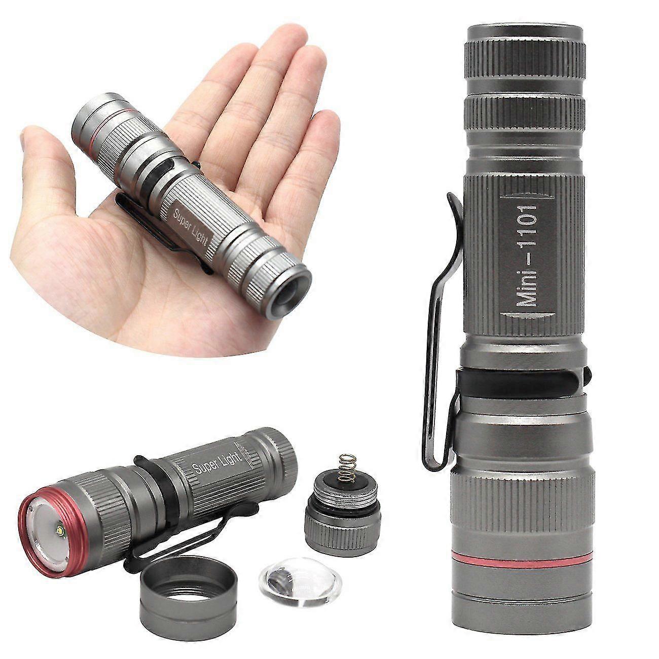 Led Strong Light Telescopic Focus Small Flashlight Outdoor Mini-zoom
