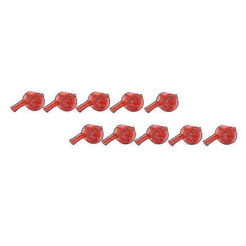6.5X3x2.5cm random color toy weapon & gadget accessories 12 pcs bar party glowing whistles for cheer
