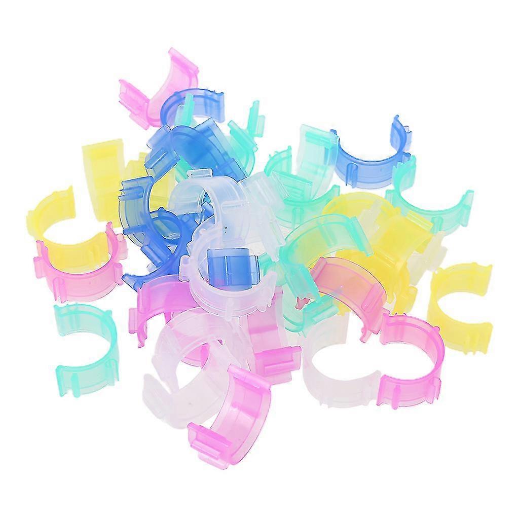 Colorful Bobbin Clips Set Of 50 Multi-color Thread Spools Organizing Accessory