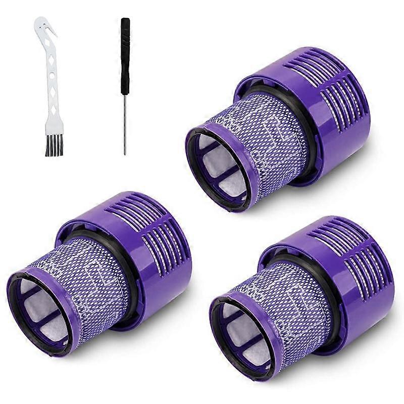 3 Pack Replacement Filters for V10 Cyclone Series, V10, V10 Animal, V10 Absolute, V10 Total Clean,