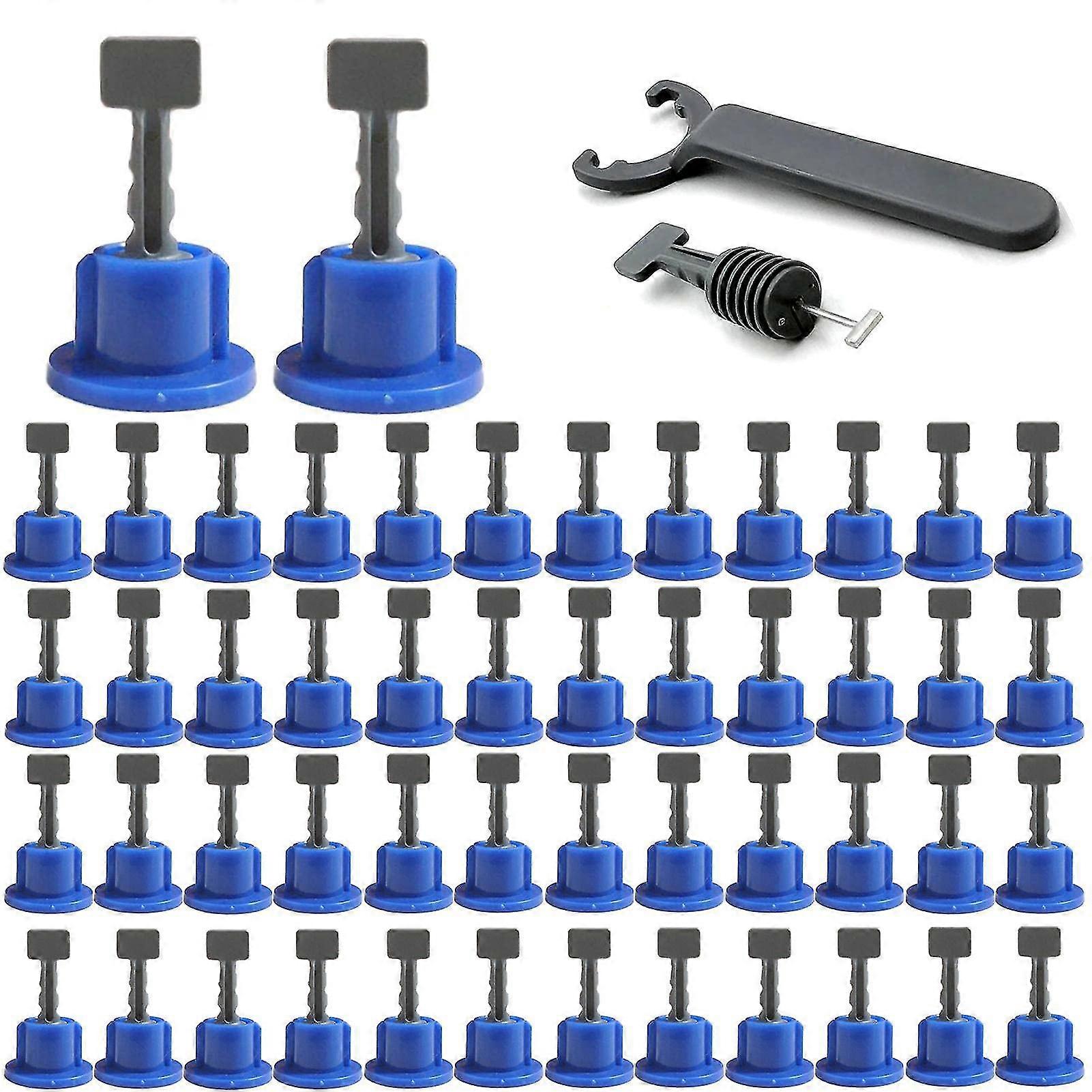 50 Pack Wall Tile Level Wedges Flooring Leveler Locator Spacers Installation Tool Kit
