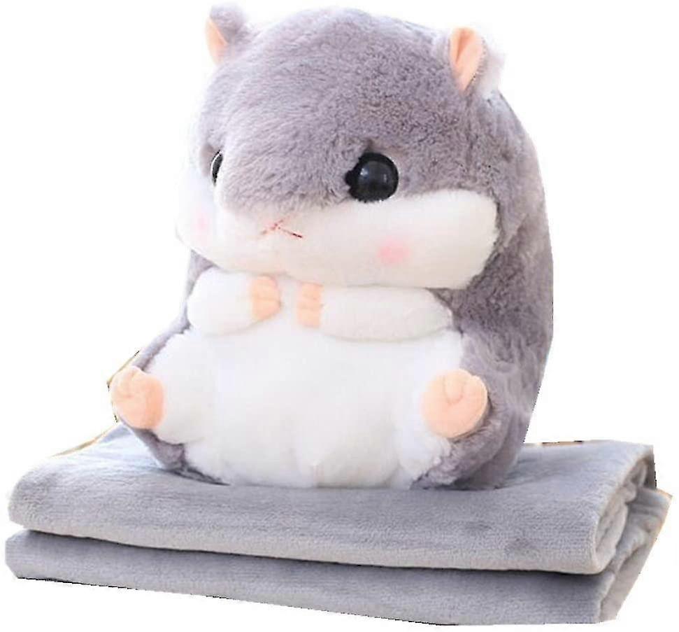 Cute Hamster Hiding A Pillow