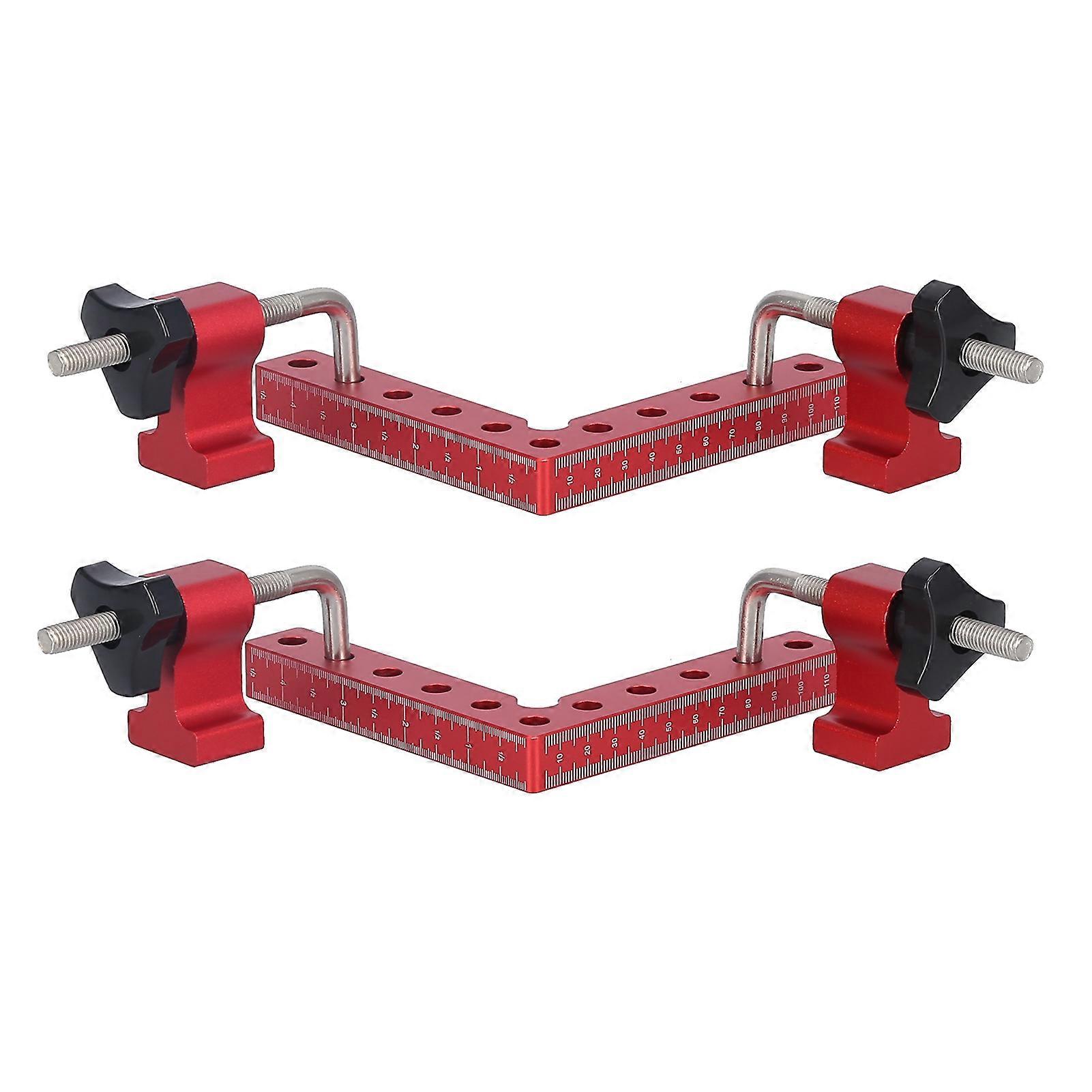 2 Sets 90 Positioning Square Right Angle Fixture Woodworking Splicing Clamp Accessories120mm