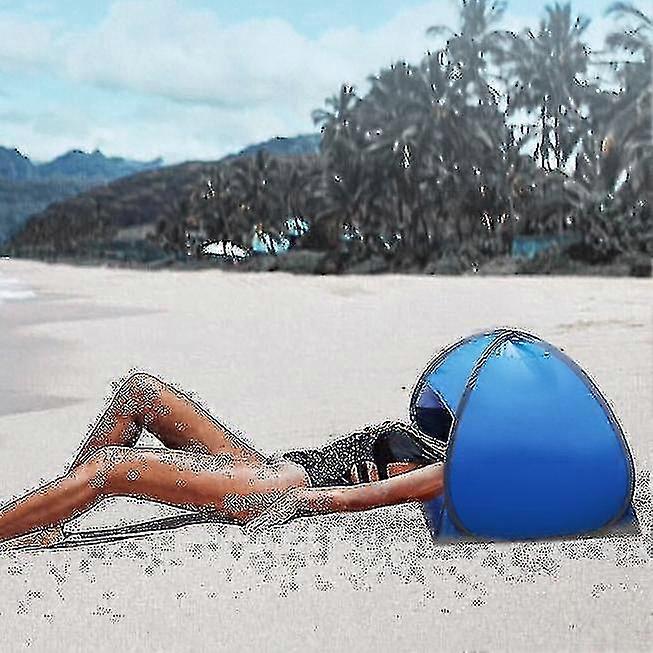 Full Automatic Mini Tent 2 Seconds Quick Opening Tent Beach Sunshade Head Sunshade