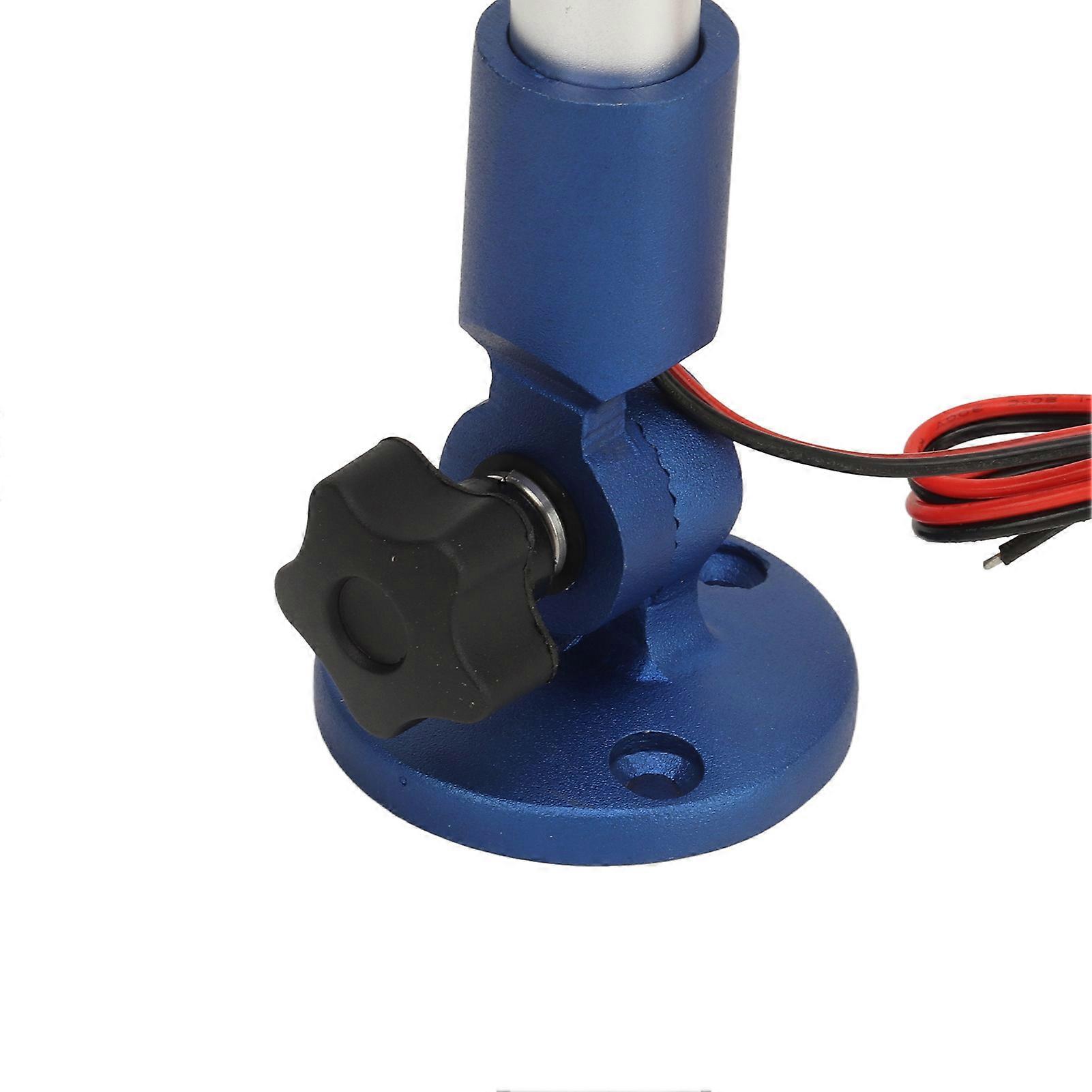 Boat Anchor Light Waterproof 24 Inches LED All Round Stern Light with Aluminum Alloy Rotatable Base for Yachet Marine Blue
