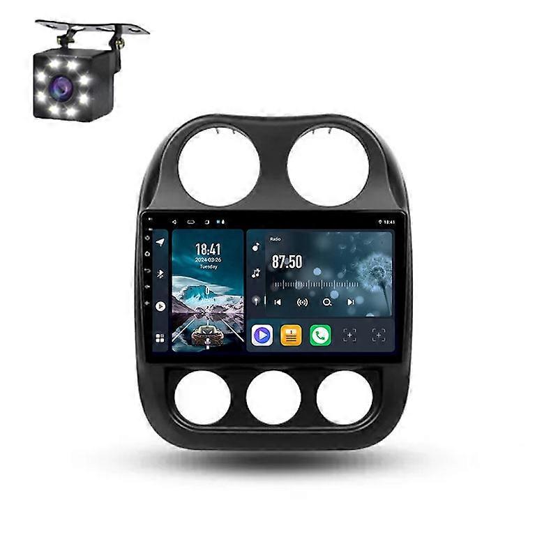 Car Radio Multimedia For Jeep Compass 1 MK 2009 - 2015 Video Carplay Navigation GPS