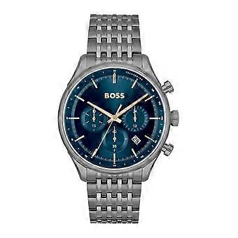 Gregor menns analog kvartsklokke med rustfritt stål armbånd 1514083
