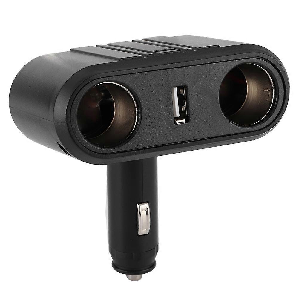 One for two with USB car cigarette lighter socket 12-24V car universal suitable for