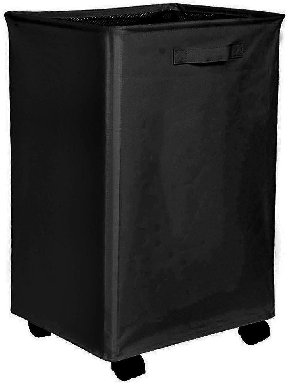 VALINK Panier à linge 65l Grand panier à linge étanche Panier à linge roulant avec roues pour vêtements céruléens profonds