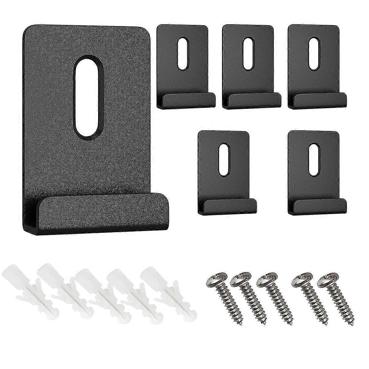 6Pcs μεταλλικά κλιπ καθρεπτών Ευρεία Κανάλι Καθρέφτης Κρεμάστρα Clip Kit Retainer Clips συμβατά Καθρέφτες με Screw Mirror Clips Μαύρο + (trec