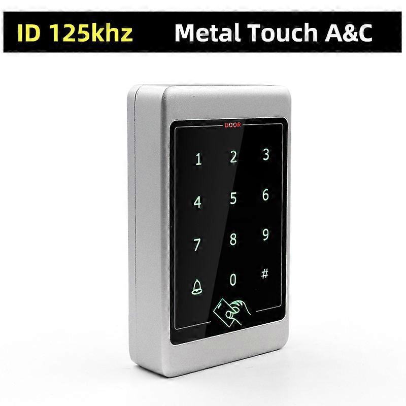 RFID Metal Access Control Keypad Vattentät Regntät Lock Utomhus Dörröppnare Elektroniskt Låssystem 10st EM4100 Nyckelringar