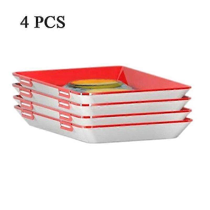 Creative Food Preservation Tray- 4pcs