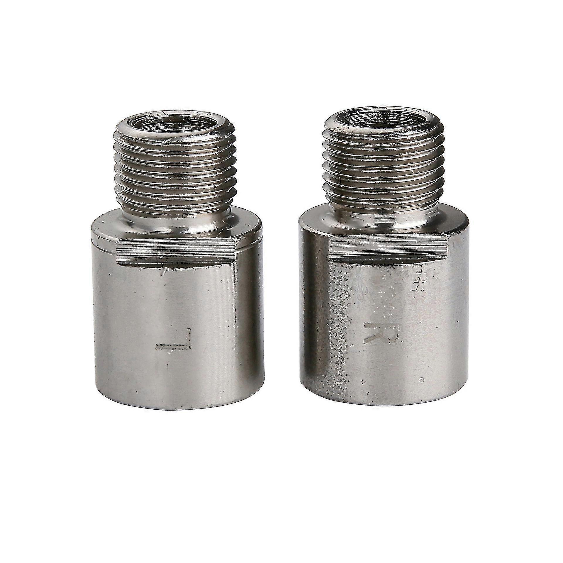 Przedłużacz pedału rowerowego, podkładka rowerowa Do roweru dystansowego do roweru szosowego L + R (1 para, srebrny)