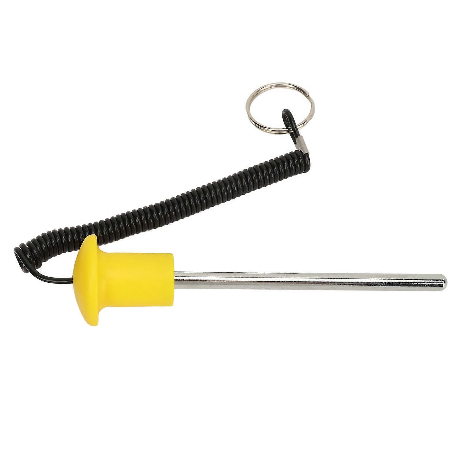 Magnetic Gym Weight Stack Pin Selector Lock Pin 8mm Diameter with Lanyard - Gym Accessory for Fitness Exercise