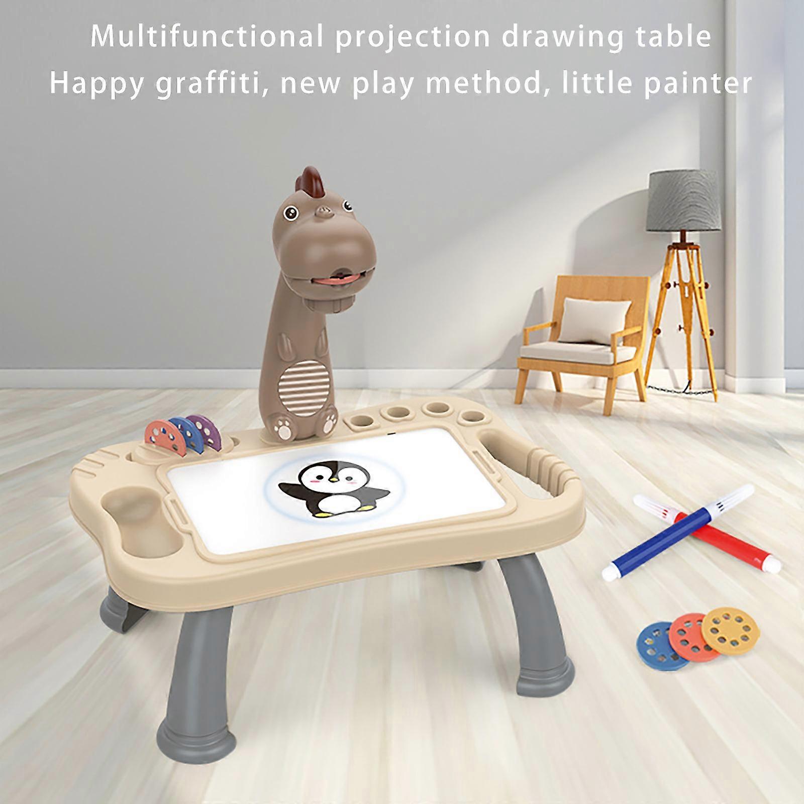 Children's Drawing Board Multi Functional Dinosaur Projection Drawing Table Graffiti Painting Toys Aged 3 Years And Above 5ml