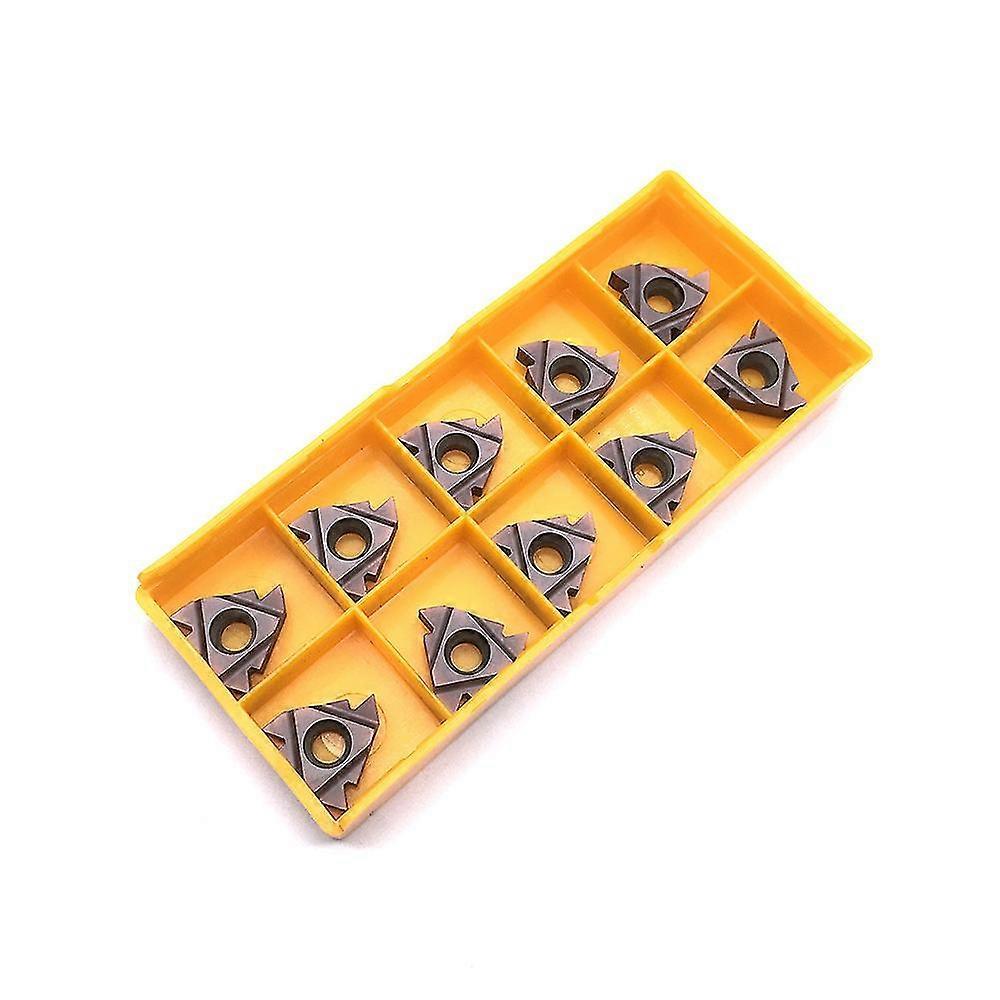 10pc 16ir Ag60 Vp15tf Carbide Insert Cnc Turning Tool With Storage Box