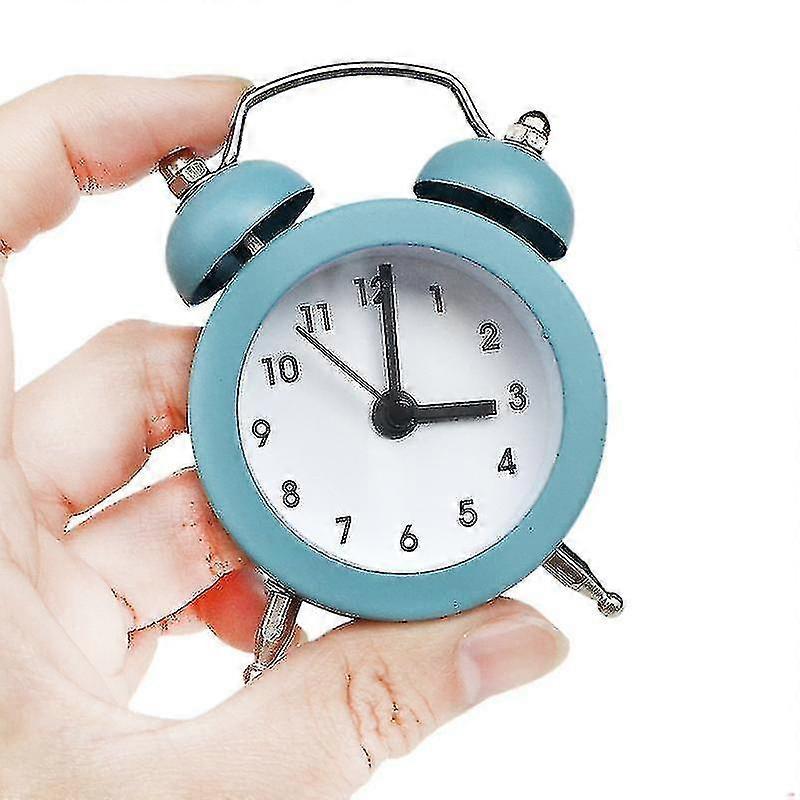 Mini Cute Metal Small Alarm Clock Creative Student Electronic Clock Alarm-CE