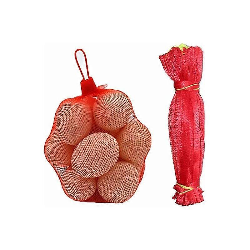 Reusable Net Bag, 200 Pieces Nylon Mesh Vegetable Net Bag, Fruit and Vegetable Packing Net, for Egg Net Bag, Fruit Net Bag, Nuts, Grocery, Planting Pr