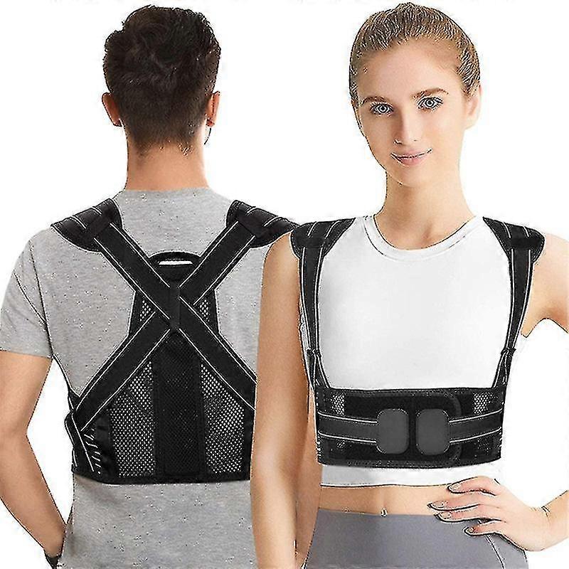 Unisex Back Posture Corrector To Prevent Kyphosis Adjustable Support Belt,XL