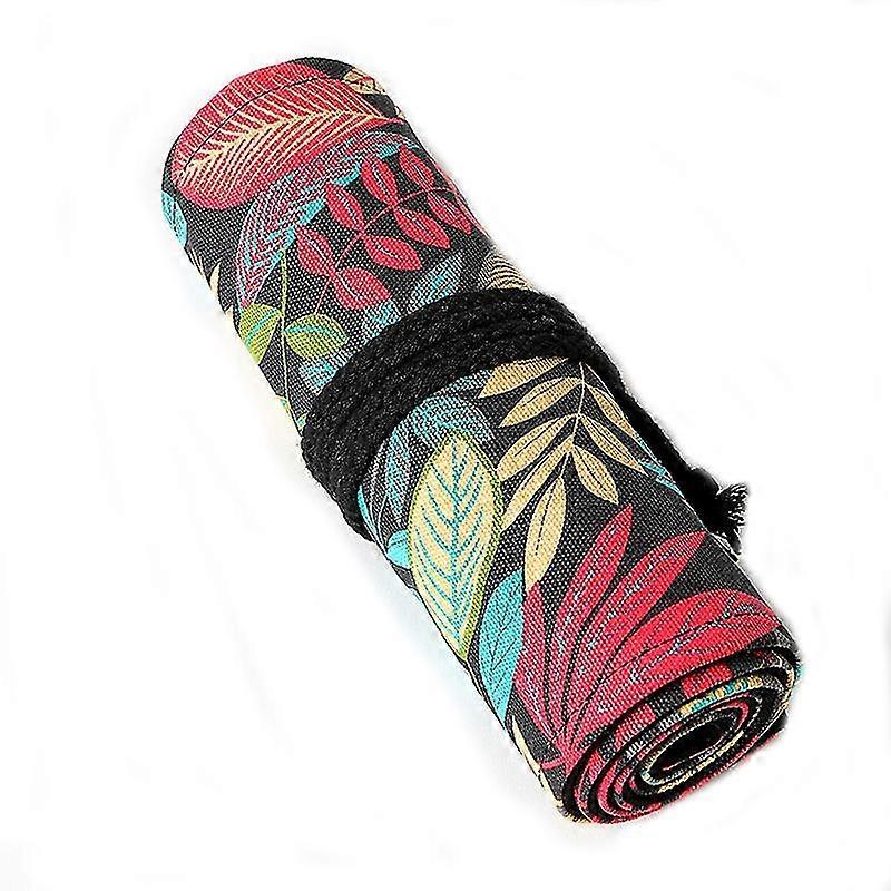 72 Holes Fallen Leaves Canvula Pen Curtain - Store Your Pens in a Beautiful and Functional Holder