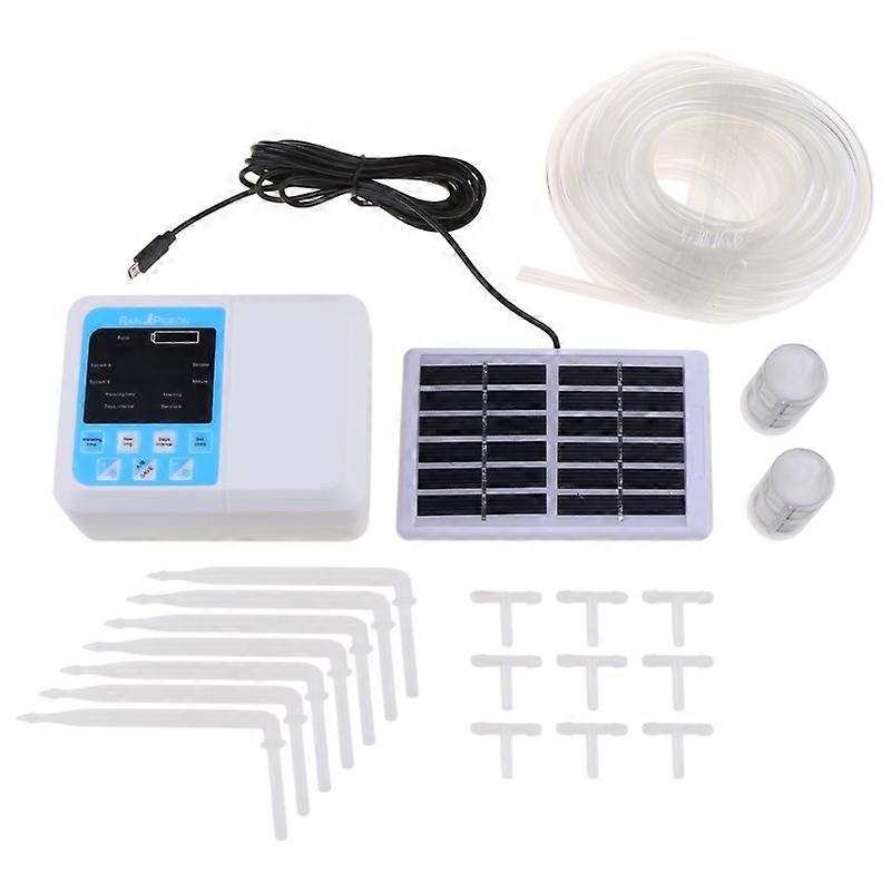 1Set Automatic Irrigation System Intelligent Water Timer Solar Powered Watering