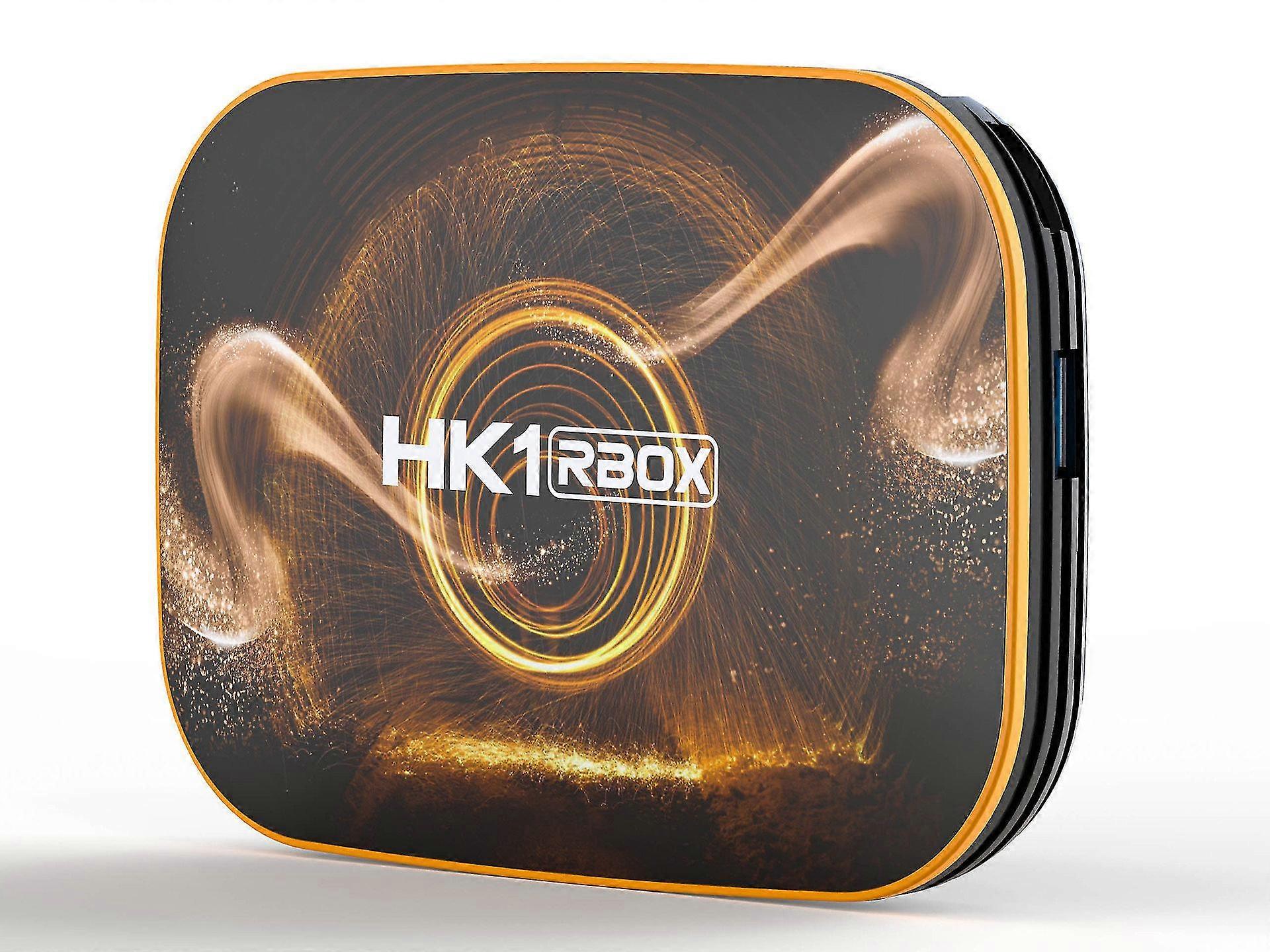 Android TV Box4G+64GRK3318 Quad-Core 64bit Cortex-A53/ Wi-FI 2.4G/5G-black