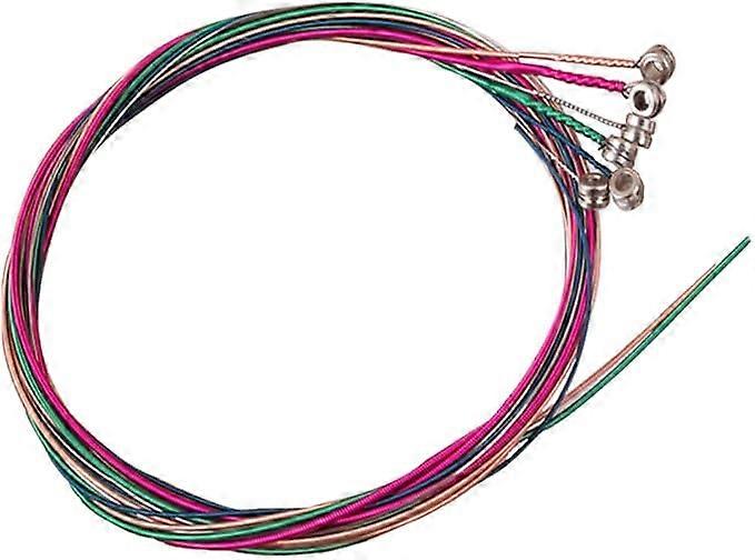 Guitar Strings, 6 Pieces Guitar Strings, Replacement Steel Guitar Strings, Guitar Accessories, Create a Beautiful Voice