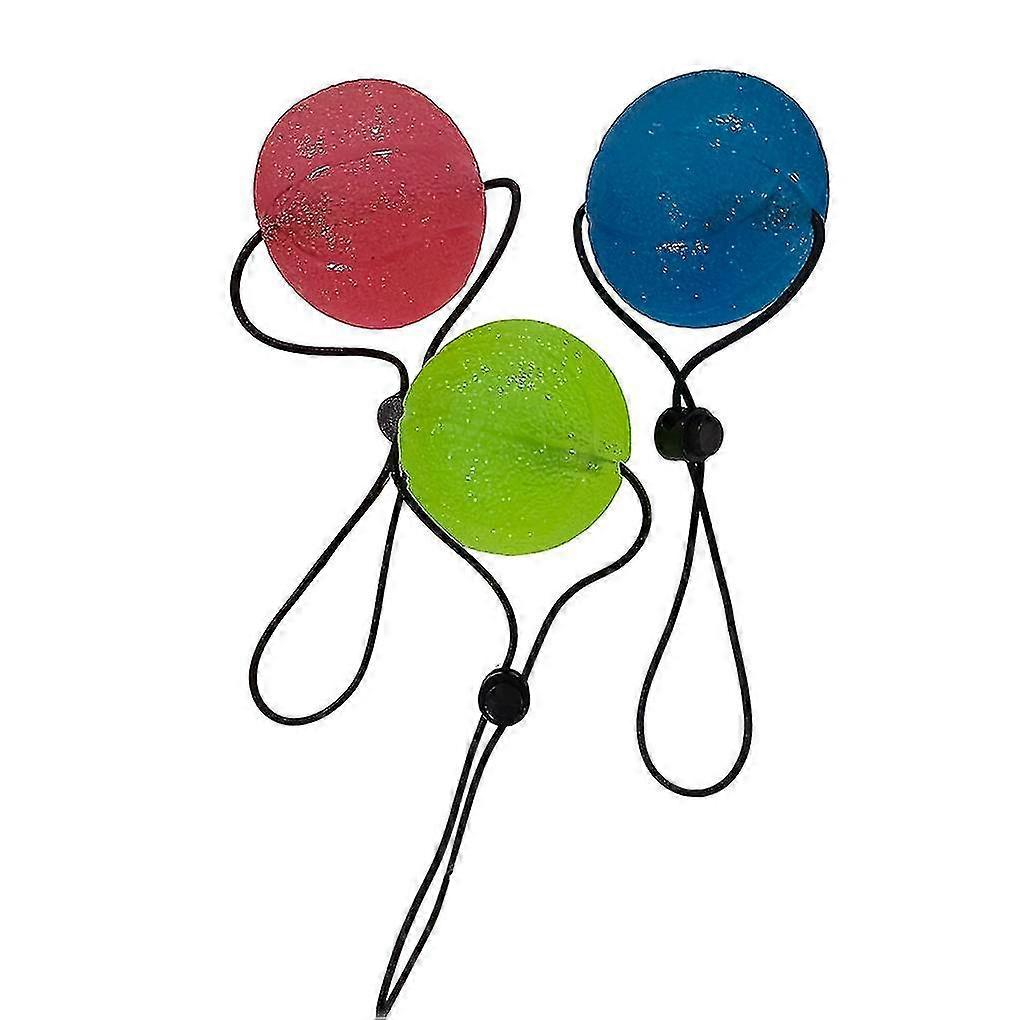3pcs Stress Balls Hand Grip Ball Strength Trainer With Adjustable