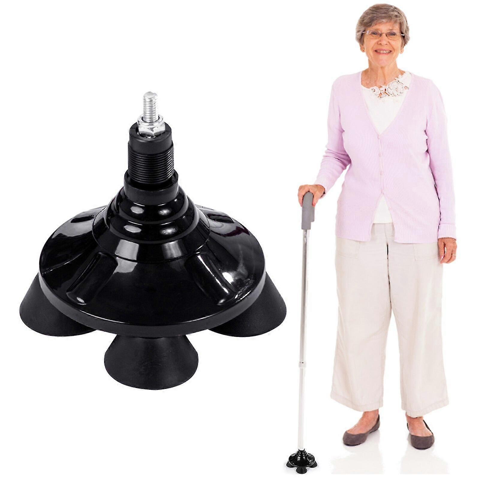 Rotating Four-corner Crutch Base Rubber Replacement Pad