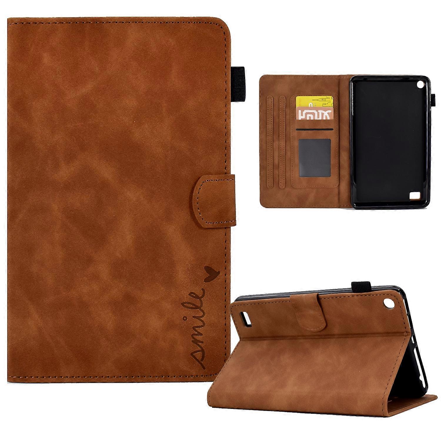 Leather Tablet Case For Amazon Kindle Fire 7 2019/2017/2015