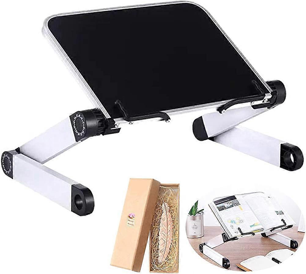 Foldable Bookshelf Height And Angle Adjustable Ergonomic Bookshelf With Page