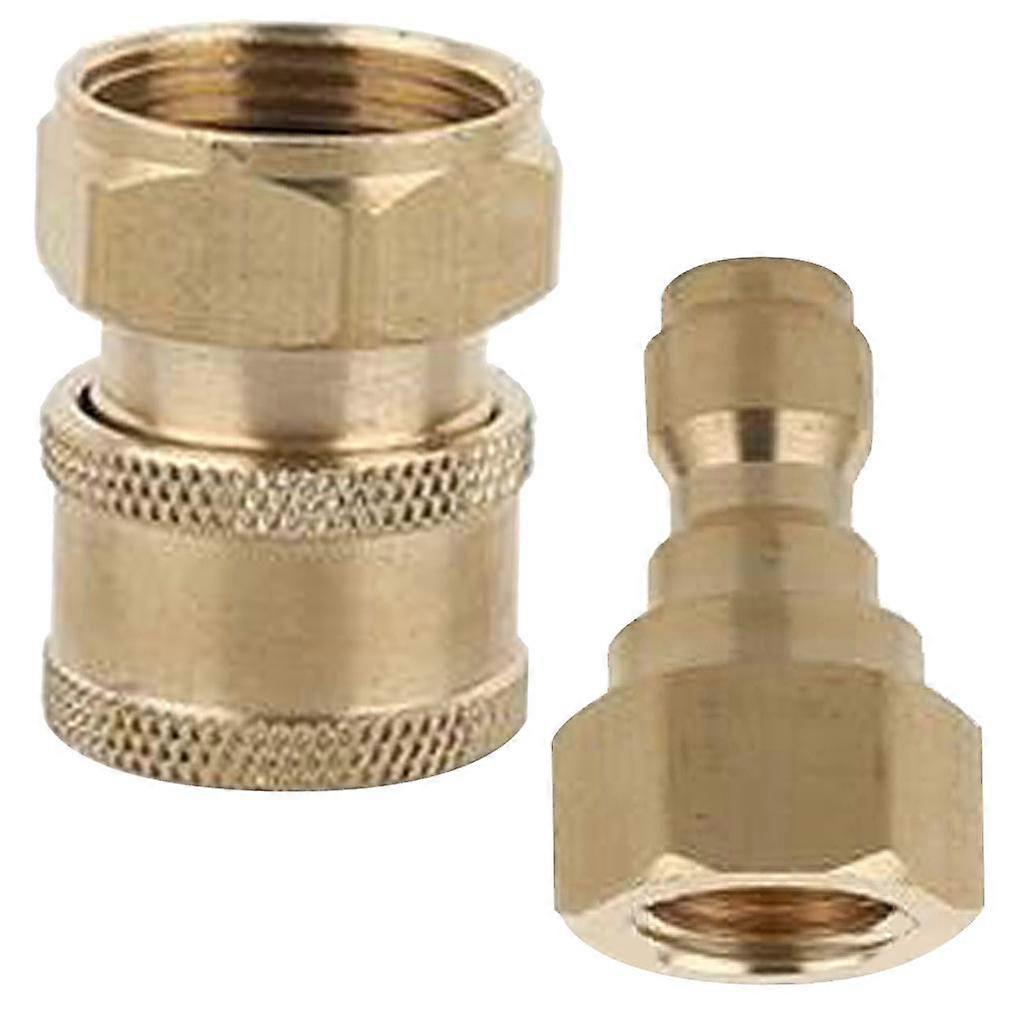 2x High-pressure Cleaner Adapter Plug Connector Coupling High-performance A + D.