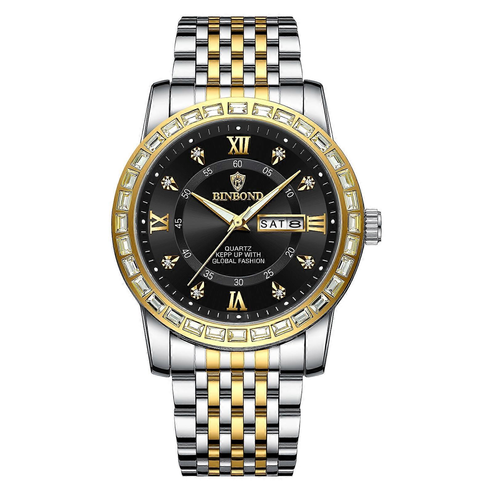 BINBOND B2202 Watch Inter-gold-Black