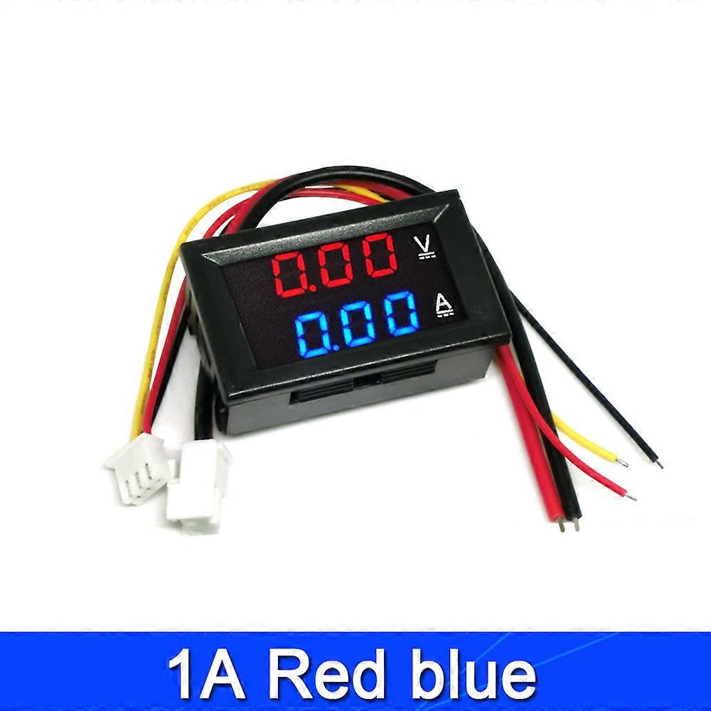Mini Digital Voltmeter Ammeter DC 100V 10A Panel Amp Volt Voltage Current Meter Tester Detector 0.56" Dual LED Display Auto Car