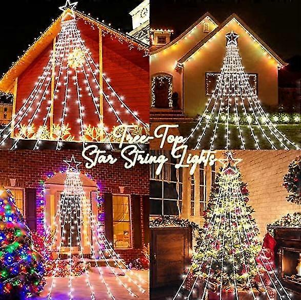 Outdoor Decorations 350 Led Lights For Tree Garden