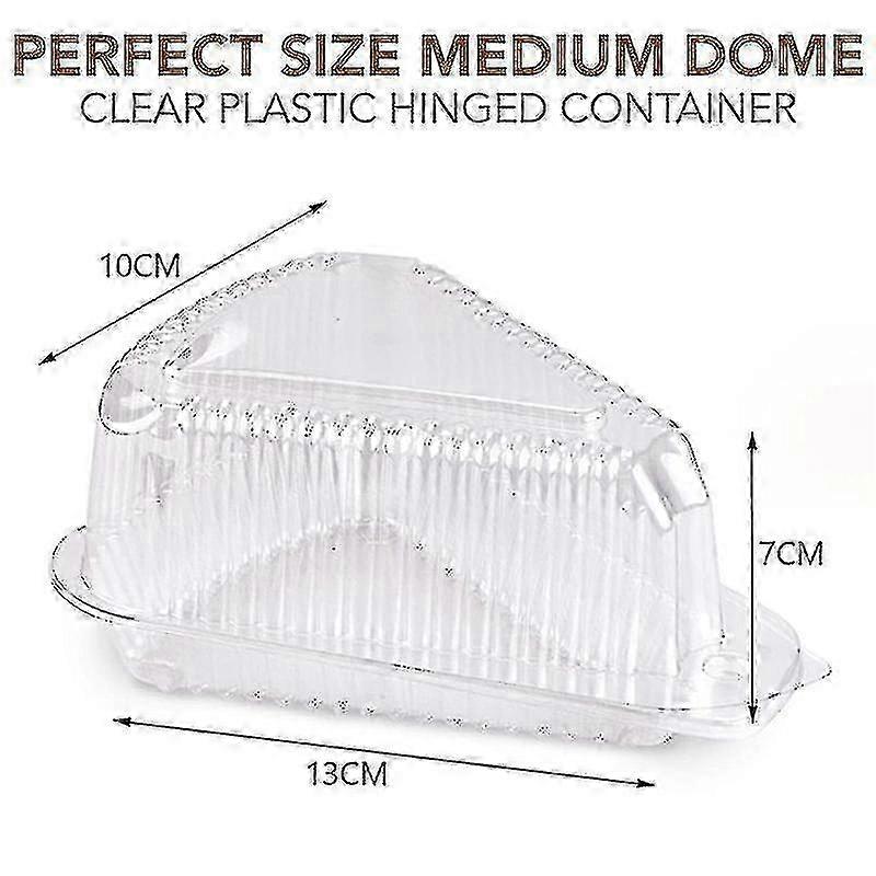 100pcs Triángulo Cheesecake Boxes Slice Cake Box Triángulo Pie Holders Cake Boxes para Bakery Party We