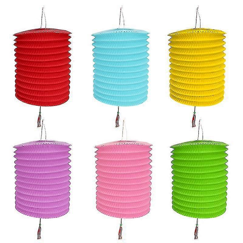 6pcs Paper Hanging Lantern