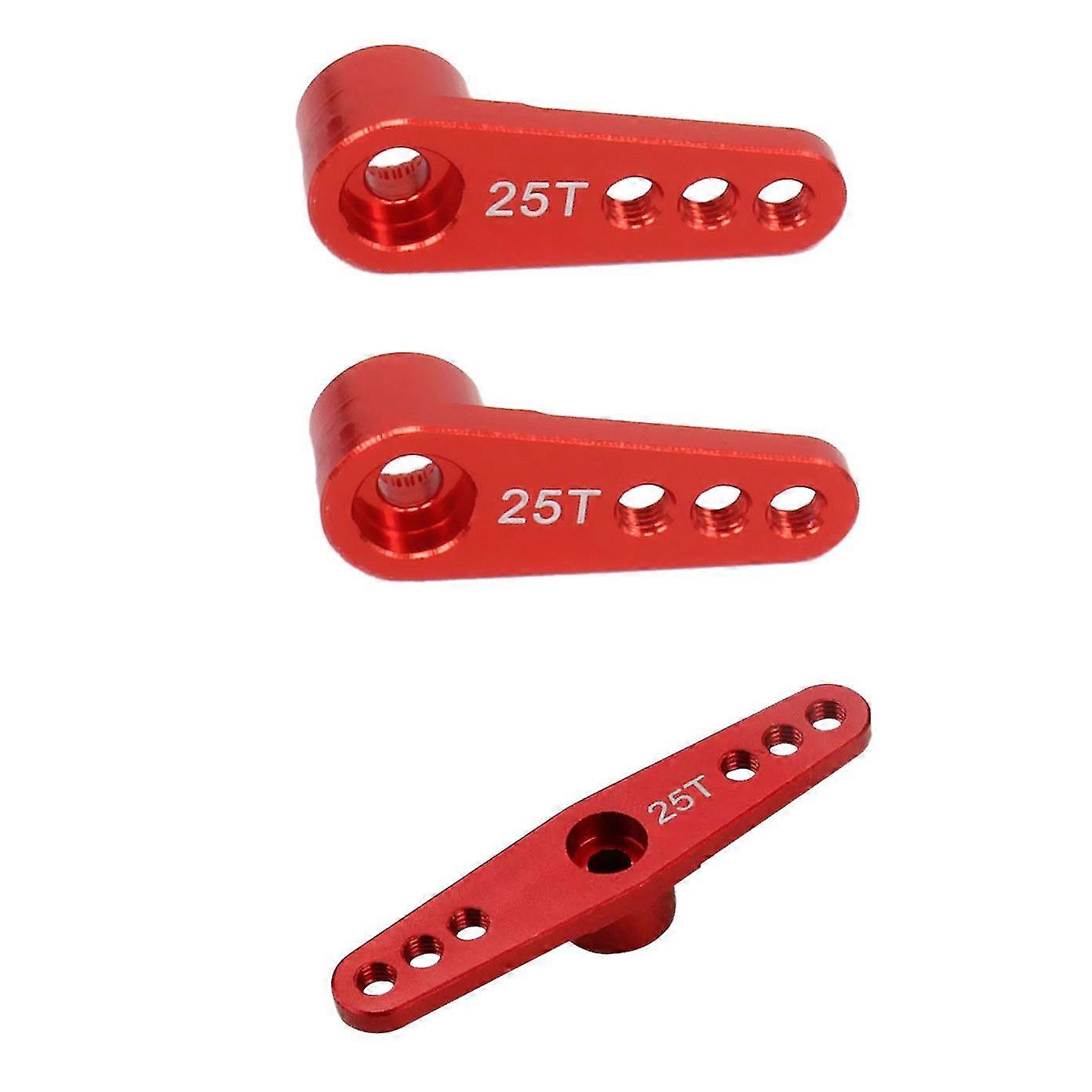 2pcs 25t Steering Servo Arm Kits For 1/8 1/10 Rc Model Car/boat