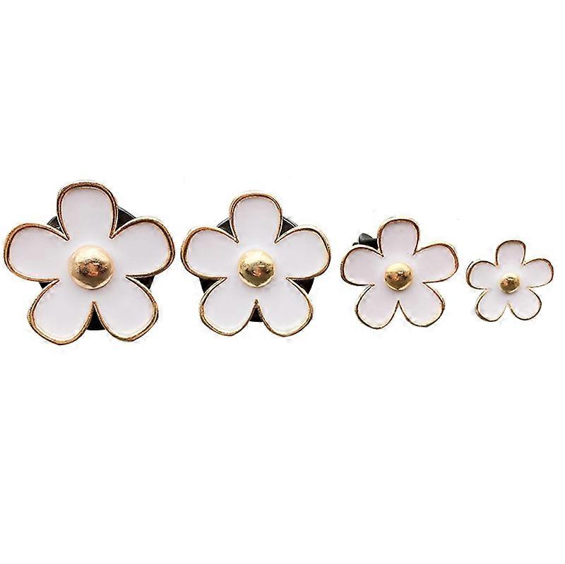 4Pcs/Set Car Outlet Vent Perfume Clips Car Air Freshener Conditioning Aromatherapy Small Daisy Interior Decoration Accessories