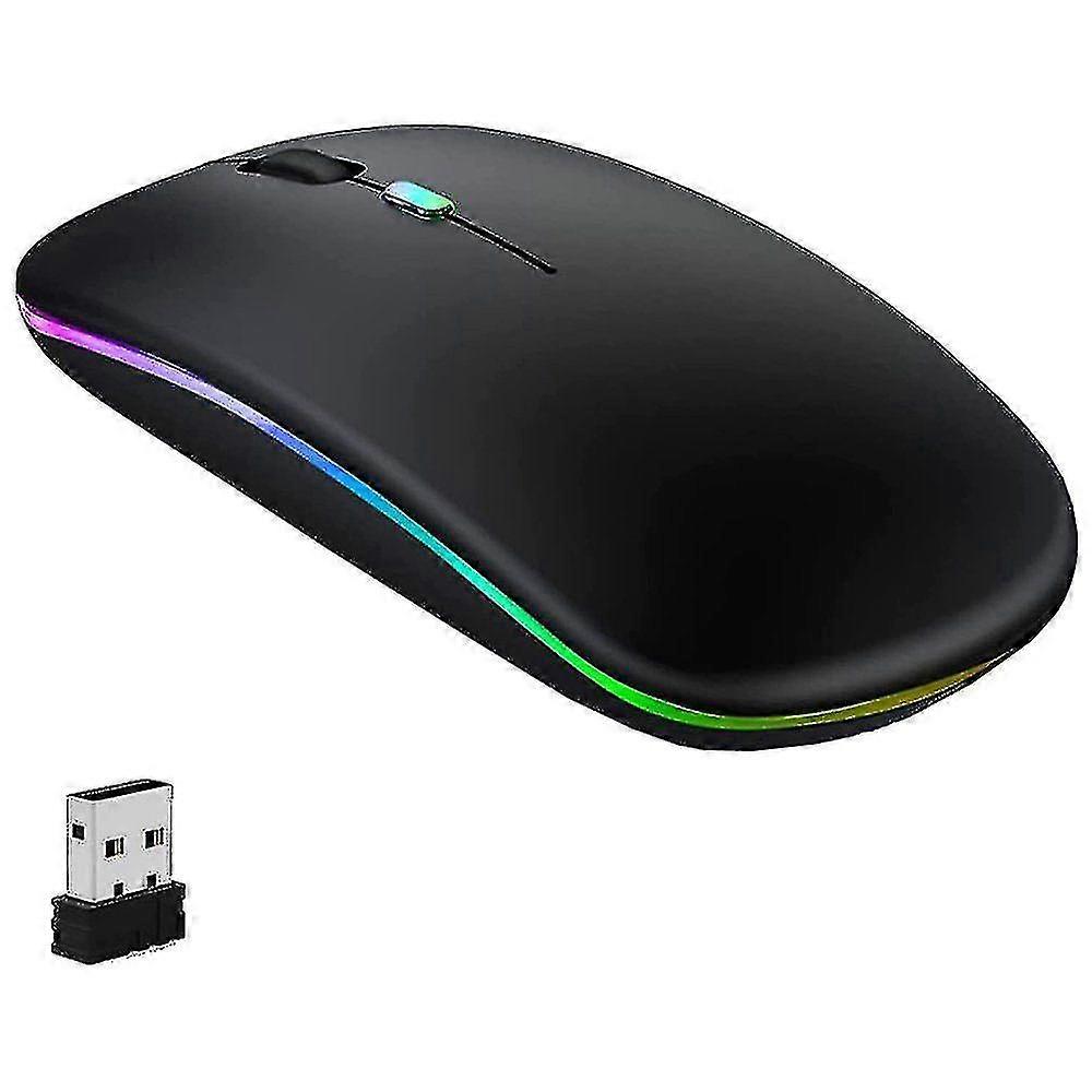 Wireless Mouse Rechargeable Led Bluetooth Mouse Wireless Ultra Thin/silent Wireless Mouse For Laptops Gaming Mouse