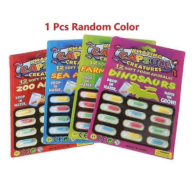 1pcs Kids Practical Grow Capsules Baby Cognition Funny Toys Educational Toy Larger In Water
