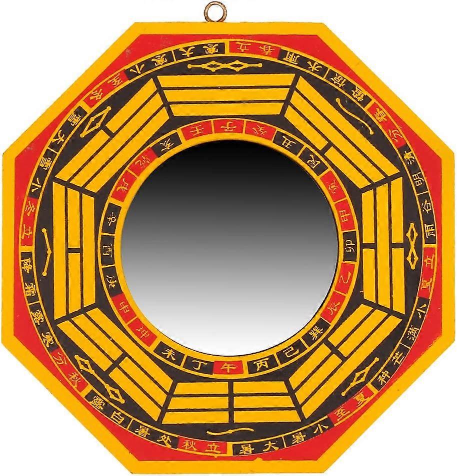 Traditional Chinese Feng Shui Convex Bagua Mirror & Concave Bagua Mirror (Concave4)