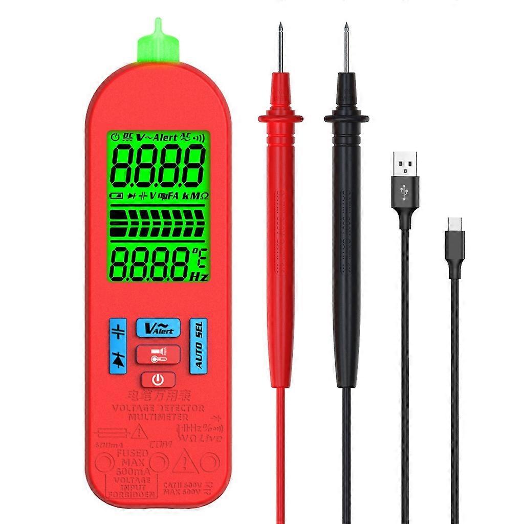 Non-Contact Voltage Tester with 620V Voltage 4000Count Display Automatic Tester