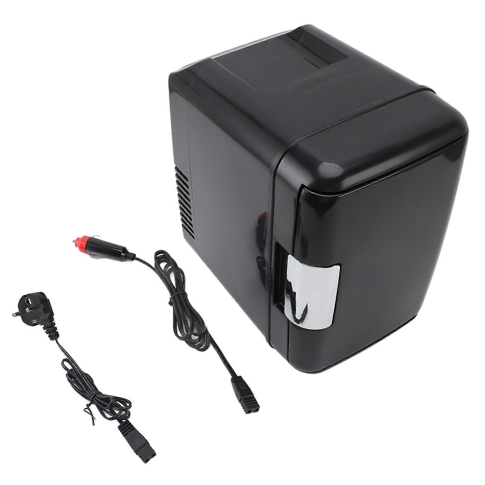 4L Mini Fridge Cooler and Warmer Mini Skincare Refrigerator Small Refrigerator for Food Drinks Skincare Beauty Makeup 100‑240V EU Plug