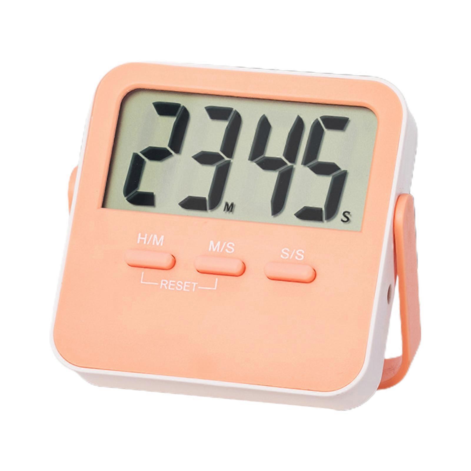 Electronic Timer Battery Powered Loud Alarm Big Digits Large LCD Display Kitchen Timer for Sports
