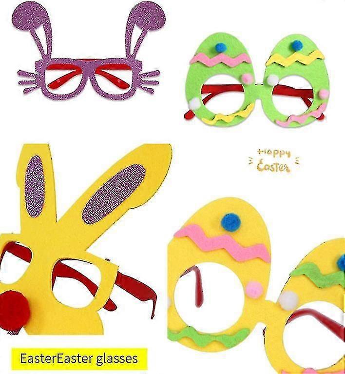 9pcs Easter Glasses Kids Party Glasses Prop