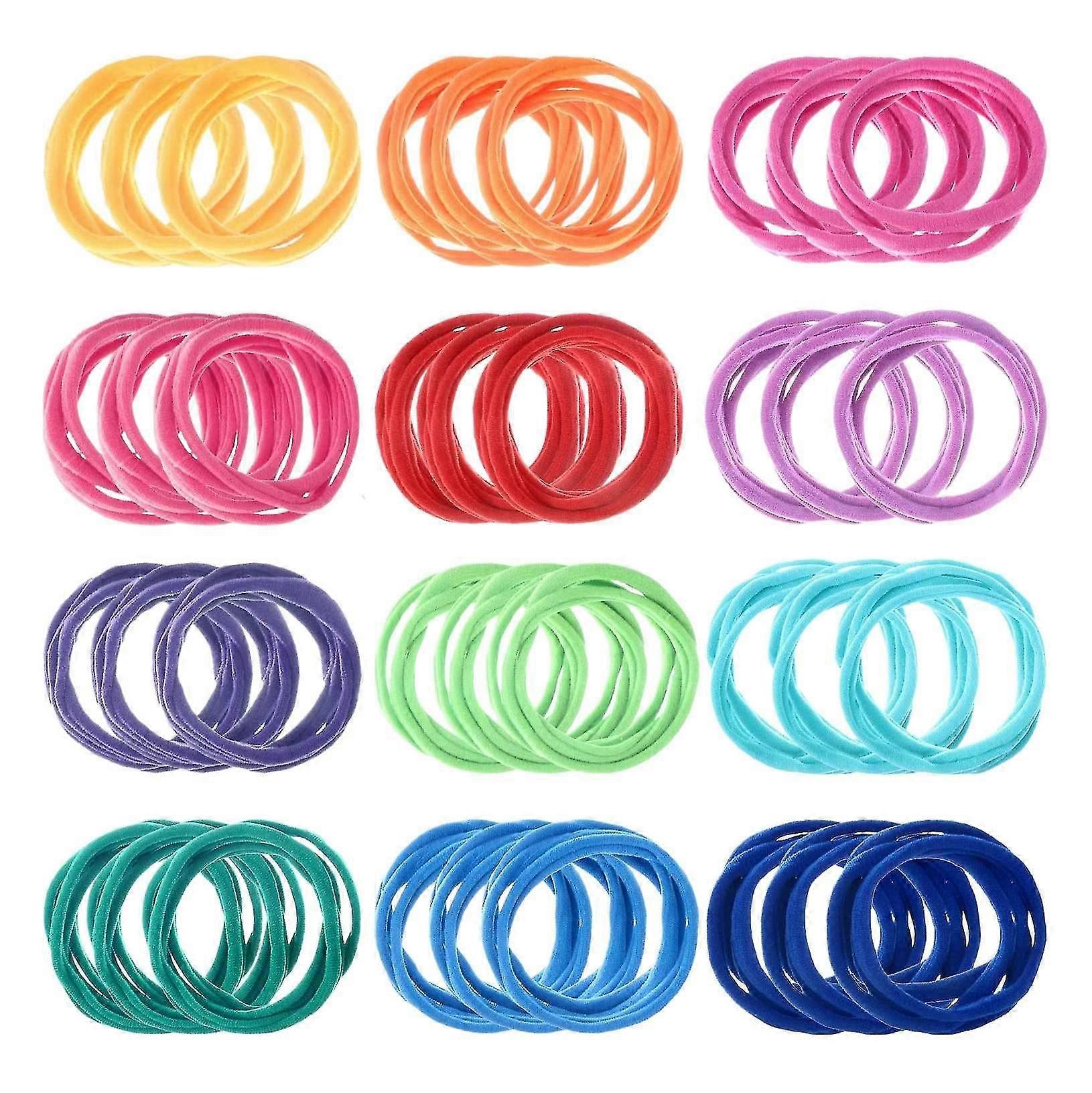 192 Pcs 7 Inches Potholder Loops Weaving Loom Loops Weaving Craft Loops With 12 Colors For Supplies