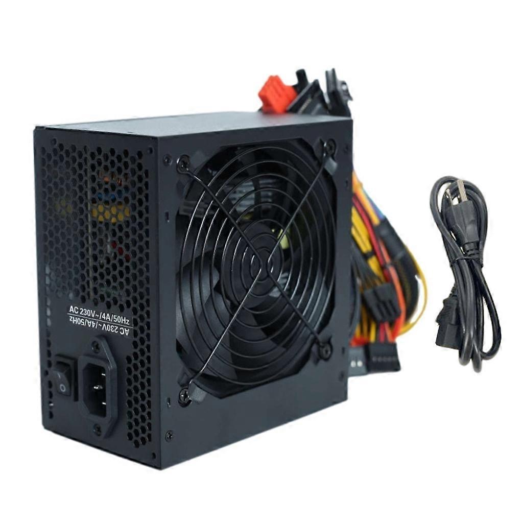Rated-500W PSU 24Pin ATX 12V Full Modular Miner Desktop Computer Power Source