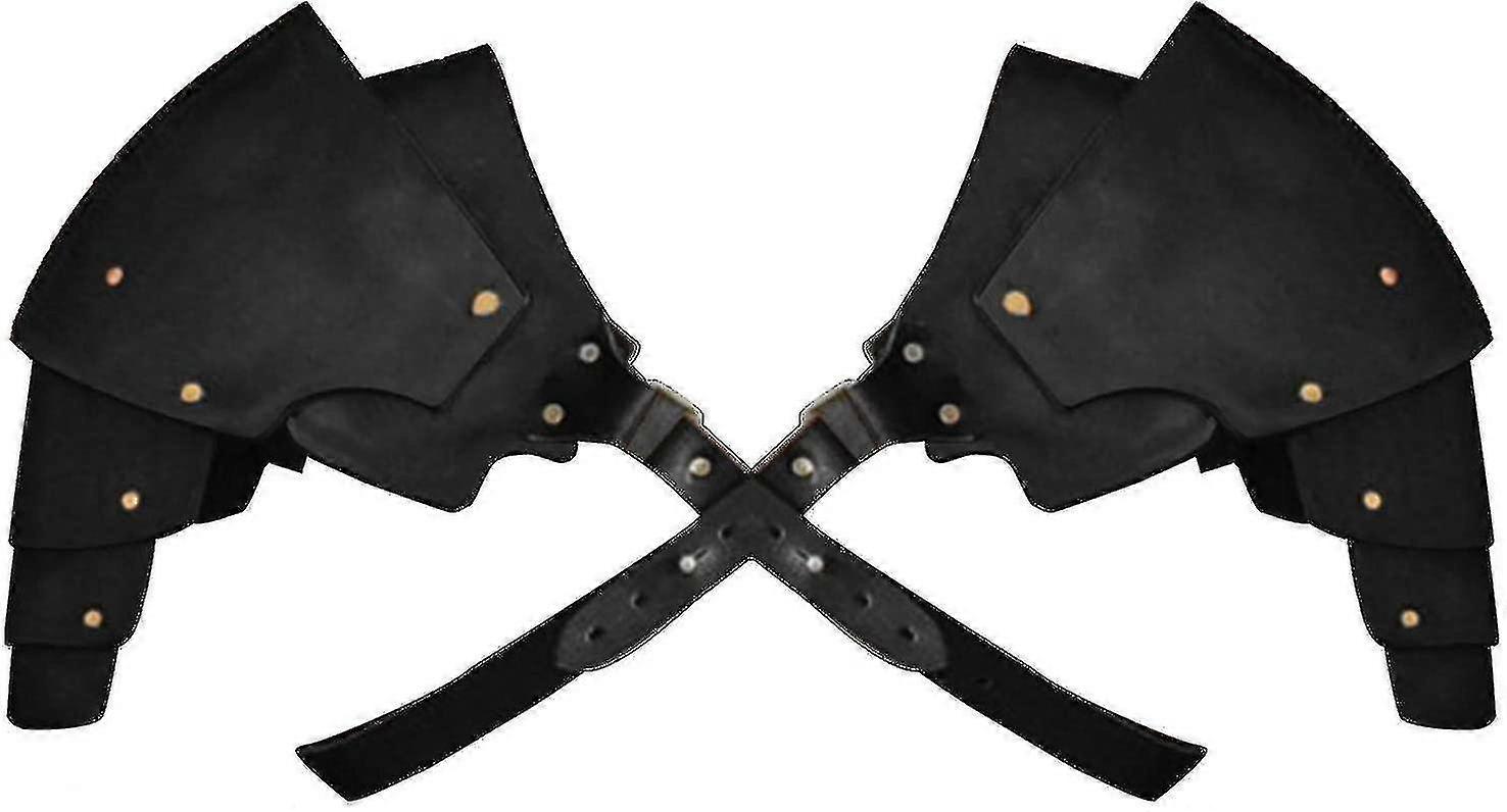 Herren Punk Schulter Rüstungen Pu Retro Mittelalterliche Schulter Rüstung